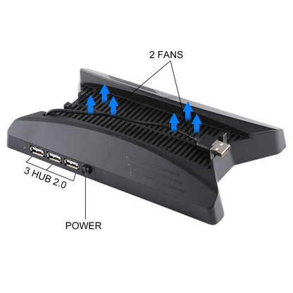 3 in 1 Charger Charging Dock Station Stand + Cooling Fans + 3 USB HUBs for Playstation PS4 Pro, For  PS4 Pro