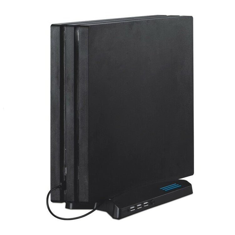 3 in 1 Charger Charging Dock Station Stand + Cooling Fans + 3 USB HUBs for Playstation PS4 Pro, For  PS4 Pro