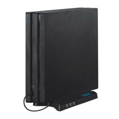 3 in 1 Charger Charging Dock Station Stand + Cooling Fans + 3 USB HUBs for Playstation PS4 Pro, For  PS4 Pro