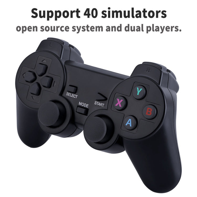 PS3000 64GB 4K Retro Game Stick with 2 Wireless Gamepads 10000+ Games Pre-installed, 64GB