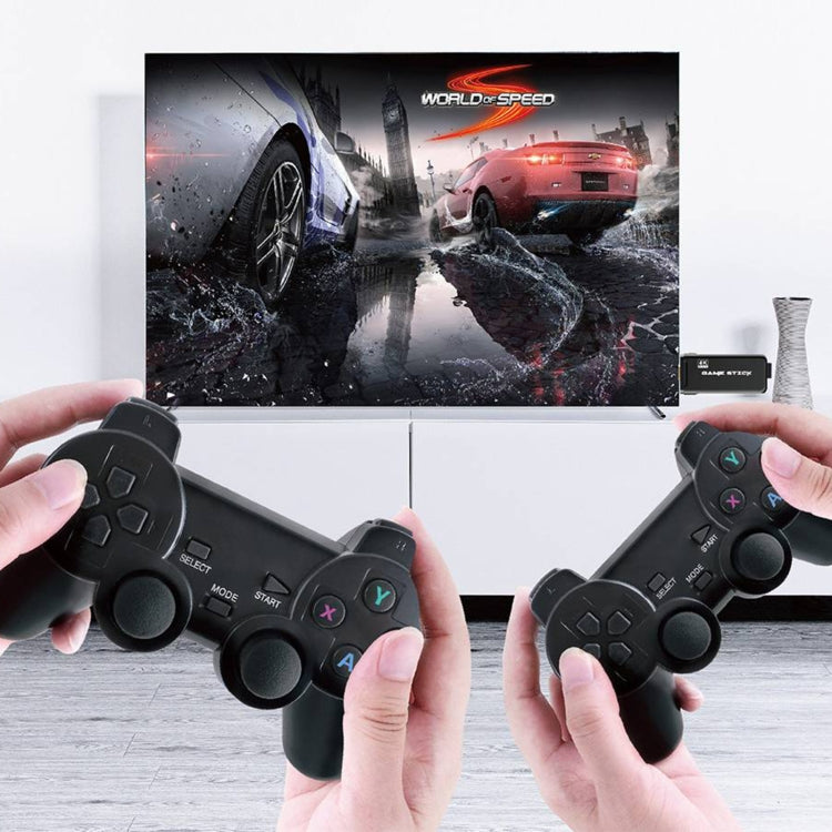 PS3000 32GB 4K Retro Game Stick with 2 Wireless Gamepads 3000+ Games Pre-installed, 32GB