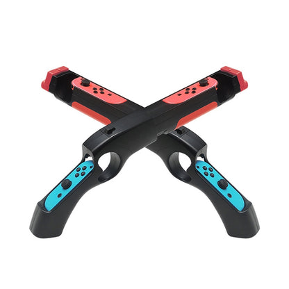 iplay HBS-122 Shooting Game Gun Handle Holder for Nintendo Switch Joy-Con, HBS-122