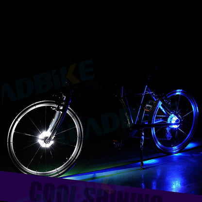 A108 Bicycle Decor Waterproof Flower Drum Lamp Dazzle Warning Lamp, Size: 9.5*1.7cm, A108 Warning Lamp