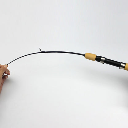 27cm Portable Ice Fishing Rod Shrimp Rod Lure Rod Fishing Gear Fittings , Extension Length : 60 cm, 27cm