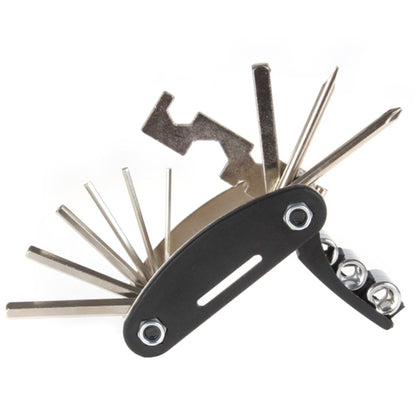 16 in 1 Multifunction Folding Bicycle Repair Combination Tools, 16 in 1