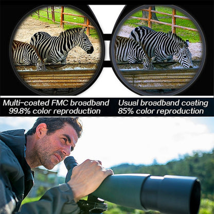 Maifeng 25-75x70 Professional High Definition High Times Outdoor Zoom Monocular Astronomical Telescope, 75x70