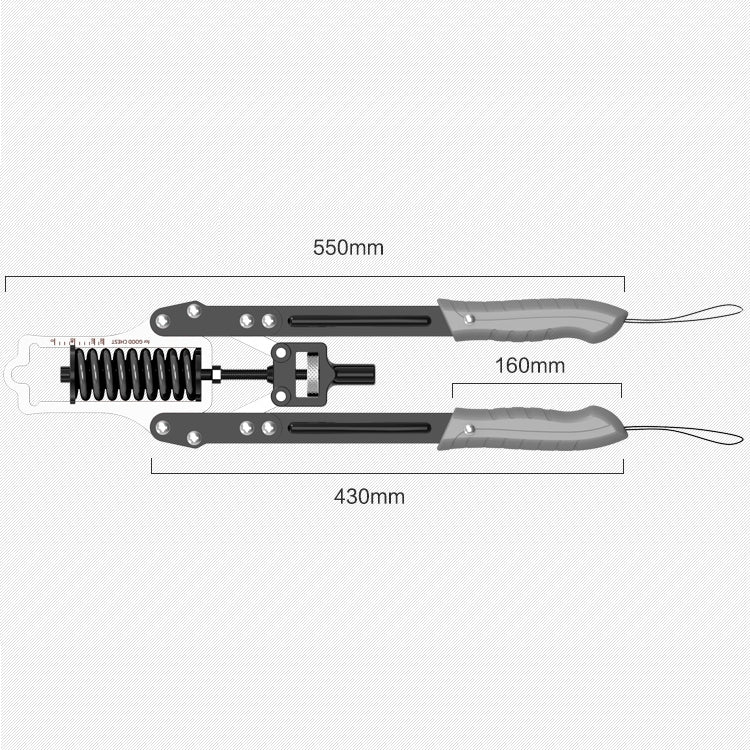 Adjustable Multifunctional Arm Force Device Anti-skid and Anti-off Chest Expander, Power Adjustment Range: 0-60kg, Power Adjustment Range: 0-60kg