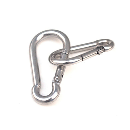 M11 Stainless Steel Carabiner Spring Hook Multi-tool Mountaineering Buckle Lock Camping Hook Rope, Inner Diameter: 10.84mm, M11