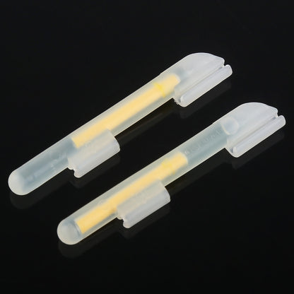 5 Packs OCEAN SUN Clip-On Luminous Float Night Fishing Light Stick, S, Fits Rod Tip 1.5-1.9mm, Clip-On, S
