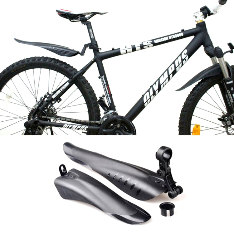 Mountain Road Fits Cycling Creative Mud Guard Dovetail Style Fenders Set for Bike Front And Rear(Black), Dovetail Style Fenders