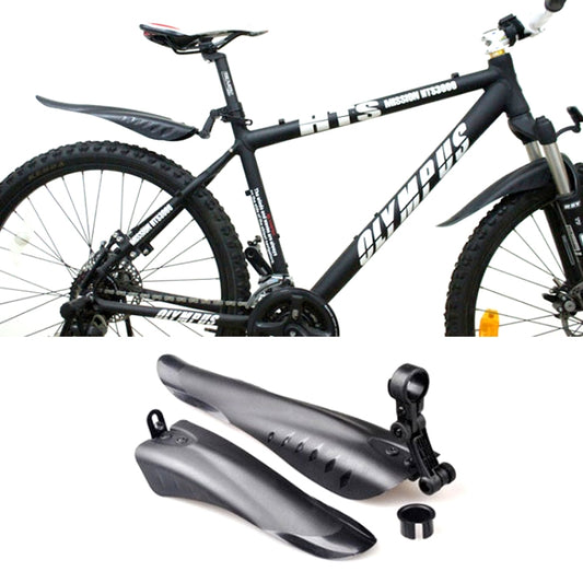 Mountain Road Fits Cycling Creative Mud Guard Dovetail Style Fenders Set for Bike Front And Rear(Black), Dovetail Style Fenders