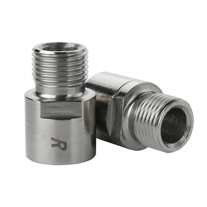 QL1 One Pair Steel Bike Pedal Spacer Extenders Bicycle Pedal Spacers for 9/16 inch Threaded Pedals