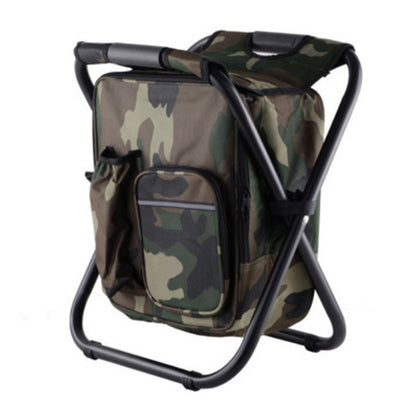 Outdoor Portable Folding Camping Chair Light Fishing Beach Chair Stainless Steel Pipe Folding Chair with Ice Bag, Stainless Steel Folding Chair(Black), Stainless Steel Folding Chair(Green), Stainless Steel Folding Chair(Blue)...