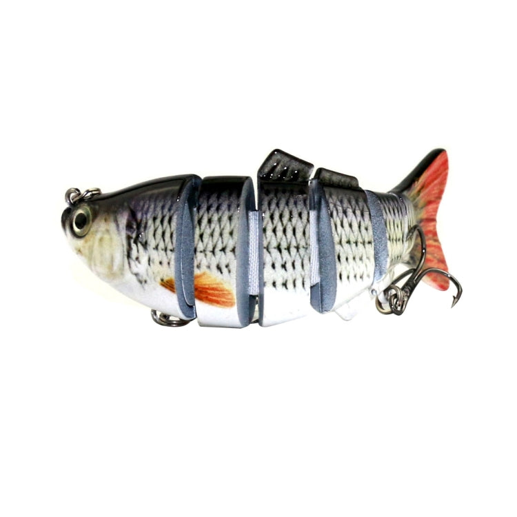 HENGJIA JM020 10cm 18g Multi-section Plastic Hard Baits Artificial Fishing Lures with Treble Hook, Random Color Delivery, JM020 10cm