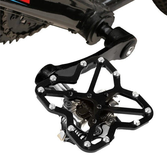 Single Road Bike Universal Clipless to Pedals Platform Adapter for Bike MTB Shoes, Size: Large, Size: Large(Black)