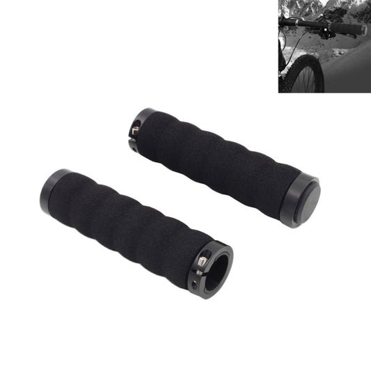 2 PCS AG30 Bicycle MTB Bike Lock-on Comfort Sponge Handlebar Hand-Stitched Grips, AG30