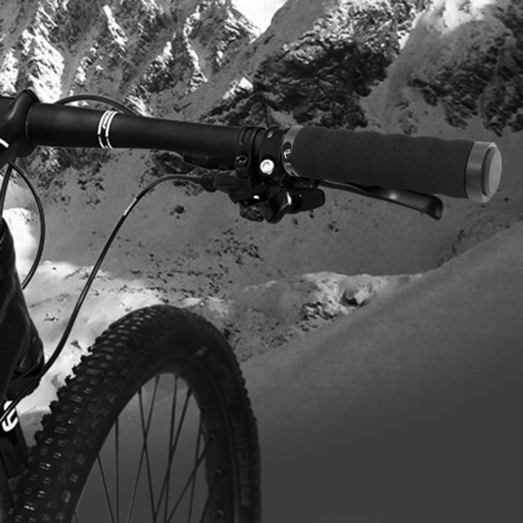2 PCS AG30 Bicycle MTB Bike Lock-on Comfort Sponge Handlebar Hand-Stitched Grips, AG30