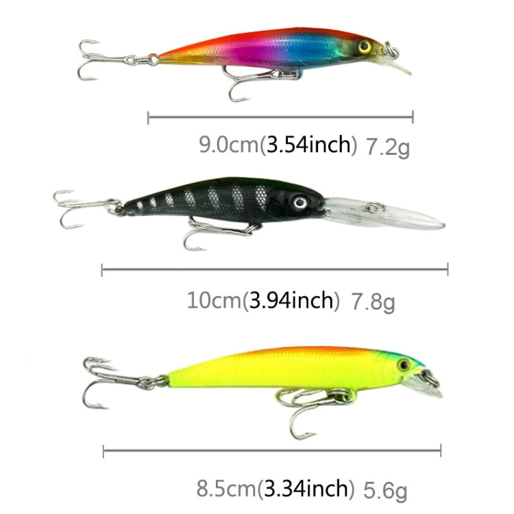 HENGJIA 43 PCS Fly Fishing Lure Set 6 Models Fishing Tackle Plastic Hard Bait Lure Wobbler Carp, 43 PCS