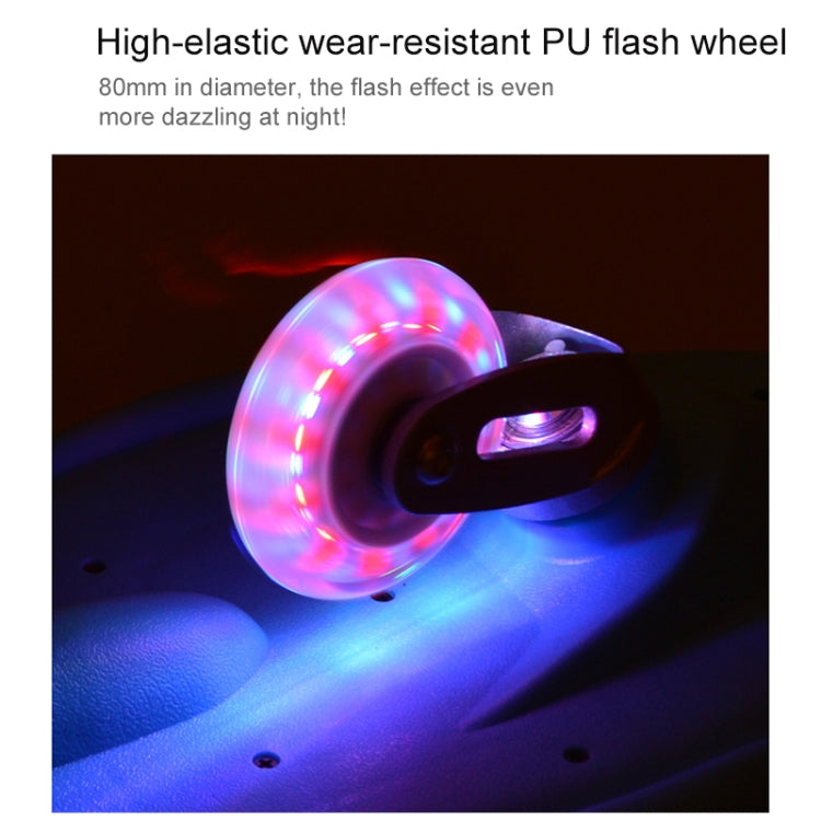 Fashion Vulcan Pattern Two-wheeled Skateboard Luminous Flash Wheel Vitality Board, Vulcan Pattern