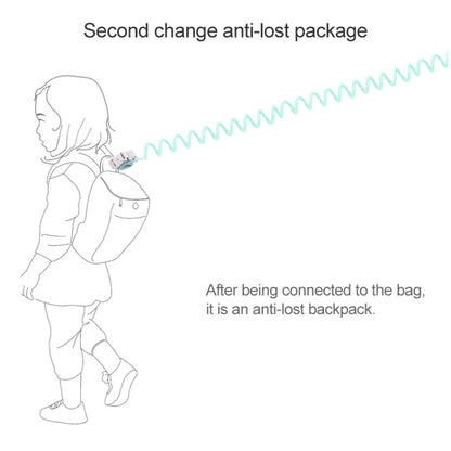 Happywalk Kids Safety Anti Lost Wrist Link Traction Rope with Induction Lock, Length: 2m, 2m Pink, 2m Green, 2m Red, 2m Blue