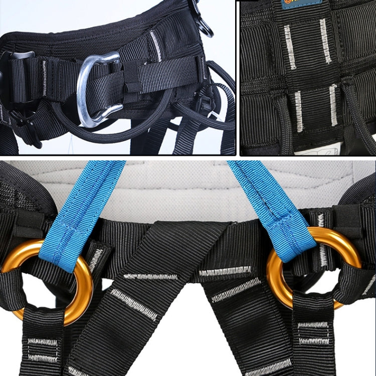 XINDA XDA9519 Outdoor Polyester High-strength Wire Downhill Seat Belt for Climbing Trees