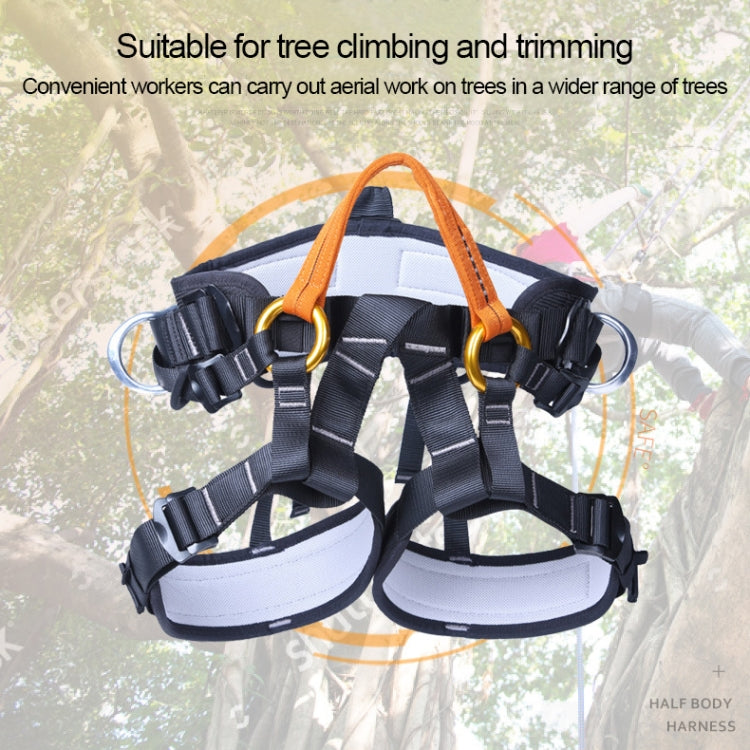 XINDA XDA9519 Outdoor Polyester High-strength Wire Downhill Seat Belt for Climbing Trees
