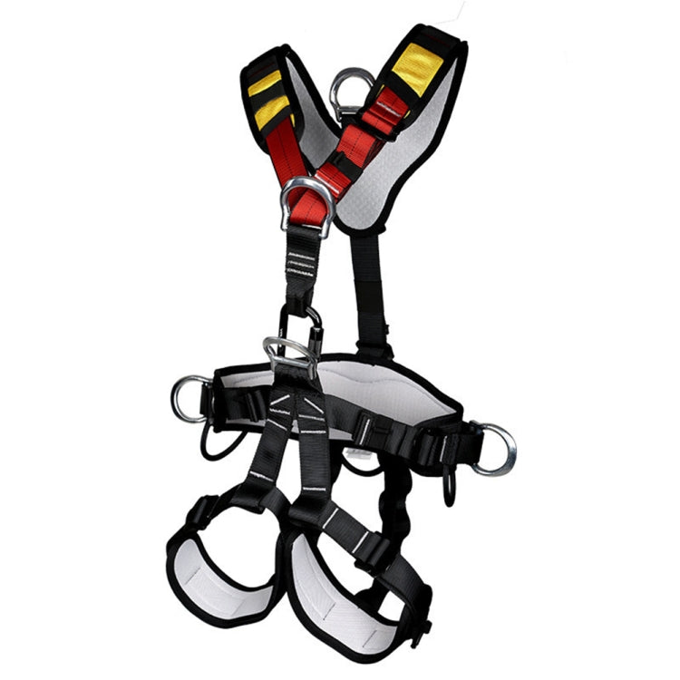 XINDA XDA9516 Outdoor Rock Climbing Polyester High-strength Wire Adjustable Downhill Whole Body Safety Belt, Whole Body Safety Belt