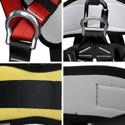XINDA XDA9516 Outdoor Rock Climbing Polyester High-strength Wire Adjustable Downhill Whole Body Safety Belt, Whole Body Safety Belt