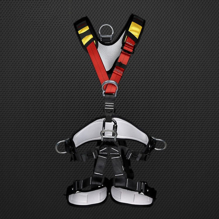 XINDA XDA9516 Outdoor Rock Climbing Polyester High-strength Wire Adjustable Downhill Whole Body Safety Belt, Whole Body Safety Belt