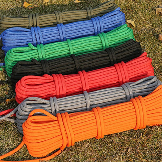 XINDA XD-S9817 Outdoor Rock Climbing Hiking Accessories High Strength Auxiliary Cord Safety Rope, Diameter: 6mm, Length: 50m, Color Random Delivery, Length: 50m