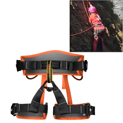 XINDA XDA9516 Outdoor Rock Climbing Polyester High-strength Wire Adjustable Downhill Whole Body Safety Belt