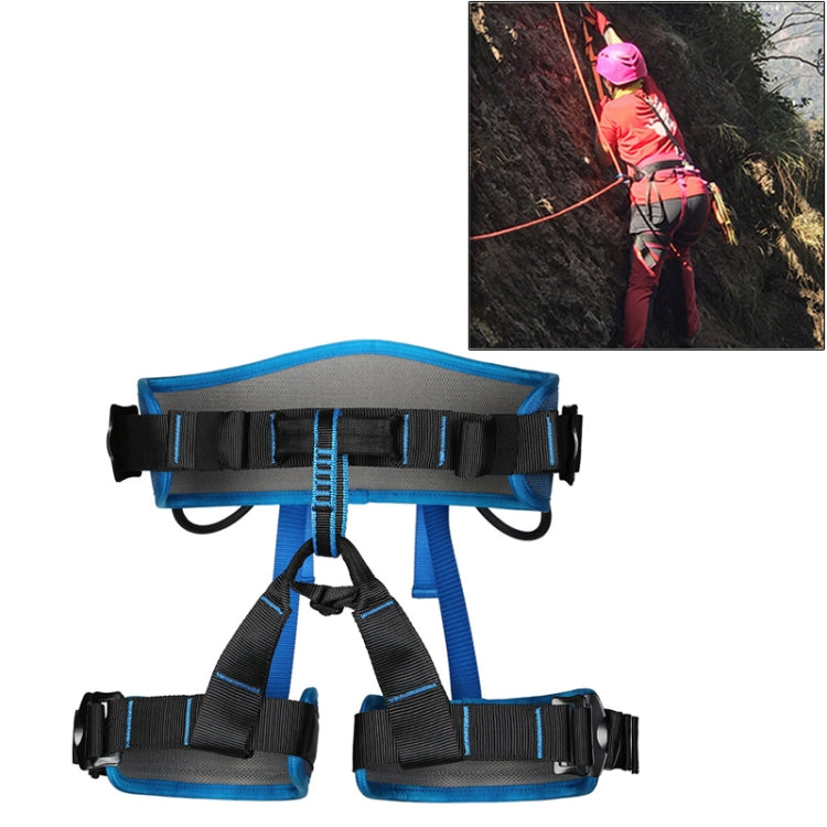 XINDA XDA9516 Outdoor Rock Climbing Polyester High-strength Wire Adjustable Downhill Whole Body Safety Belt