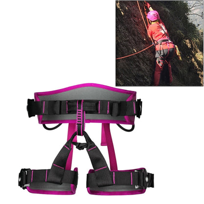 XINDA XDA9516 Outdoor Rock Climbing Polyester High-strength Wire Adjustable Downhill Whole Body Safety Belt