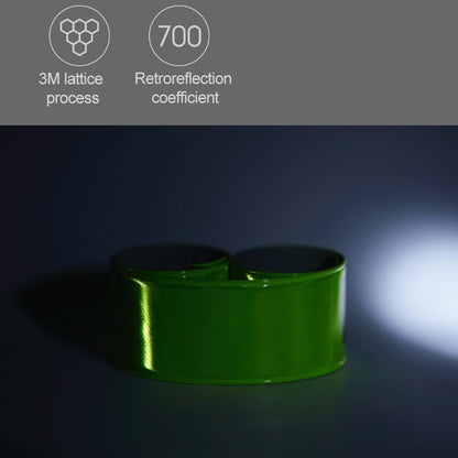 2 PCS Original Xiaomi Youpin Scotchlite Reflective Wristband Safety Reflective Wrist Belt, 2 PCS