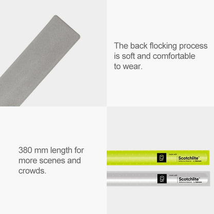 4 PCS Original Xiaomi Youpin Scotchlite Reflective Wristband Safety Reflective Wrist Belt, 4 PCS