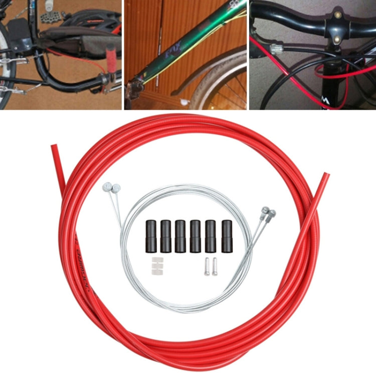 Universal Bicycle Variable Speed Cable Tube Set, White, Yellow, Black, Orange, Green, Grey, Blue, Red