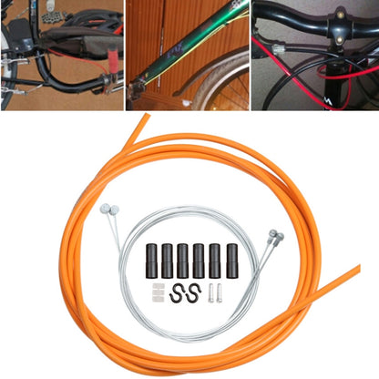 Universal Bicycle Brake Cable Tube Set, Black, Orange, Green, Grey, Blue, Red, White, Yellow