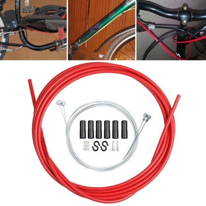 Universal Bicycle Brake Cable Tube Set, Black, Orange, Green, Grey, Blue, Red, White, Yellow