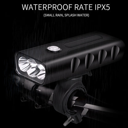BX3 USB Charging Bicycle Light Front Handlebar Led Light (10 Hours, T6+A02 Lamp), 10 Hours, T6+A02 Lamp