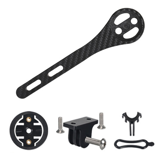 TOSEEK Full Carbon Fiber Road Bicycle Code Table Holder For Garmin Series(Gloss), For Garmin Series(Gloss)