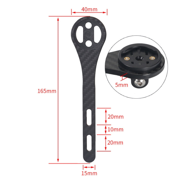 Full Carbon Fiber Road Bicycle Code Table Holder For Garmin Series(Matte), For Garmin Series(Matte), For Bryton Series(Matte), For CATEYE Series(Matte)