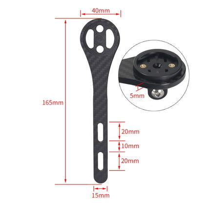 Full Carbon Fiber Road Bicycle Code Table Holder For Garmin Series(Matte), For Garmin Series(Matte), For Bryton Series(Matte), For CATEYE Series(Matte)