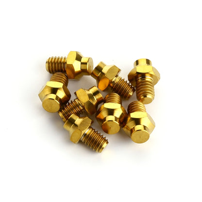 8 PCS/Set Titanium Alloy Bicycle Pedal Anti-slip Screw M4