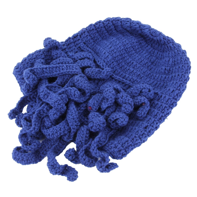 Amurleopard Unisex Barbarian Knit Beanie Octopus Tentacle Cap Winter Warm Face Mask Crochet Hat