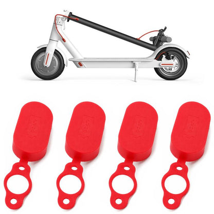 4 PCS Silicone Charging Port Waterproof Cover Dust-proof Plug Electric Scooter Accessories for Xiaomi Mijia M365