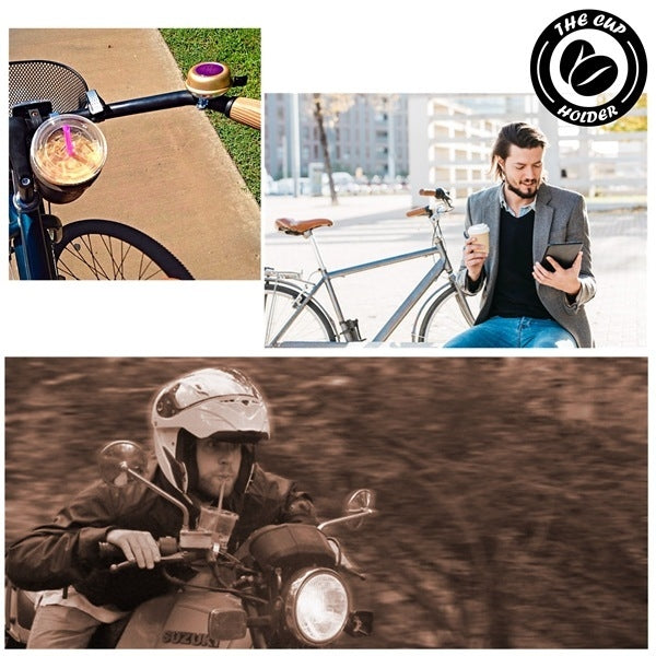 SHANMASHI Motorcycle Coffee Cup Holder Mountain Bike Electric Car Cup Holder