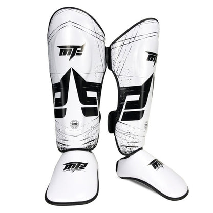 MTB SJ-004B Freestyle Grappling Thai Boxing Taekwondo Thickening Leg Guards Protective Gear, Size: L, Size: L