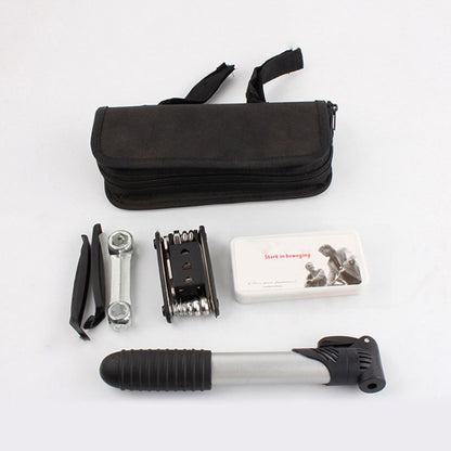 Bicycle Repair Tools Bike Tire Kit Bicycle Pump Puncture Repair Tool Bag, Repair Tools Bike Tire Kit