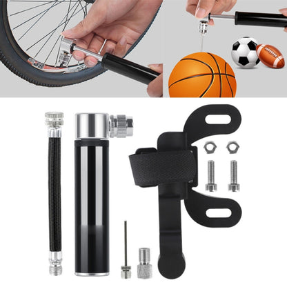 Manual Mini Portable Bicycle Aluminum Alloy Pump, Inflator Black, Inflator Red, Inflator Silver
