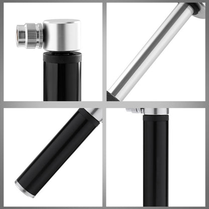 Manual Mini Portable Bicycle Aluminum Alloy Pump+ Glue-free Tire Patch + Fish-shaped Tire Lever, Inflator + Glue-free Tire Patch + Fish-shaped Tire Lever Silver, Inflator + Glue-free Tire Patch + Fish-shaped Tire Lever Black                            ...